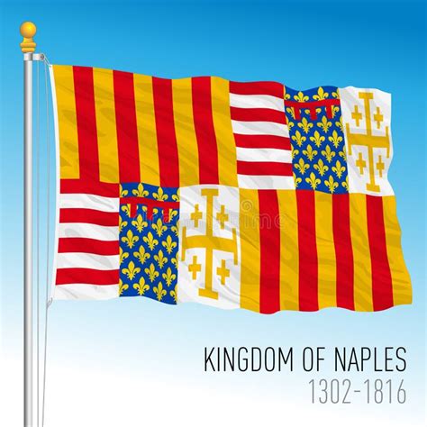 Kingdom of Naples Historical Flag, Italy Stock Vector - Illustration of ...