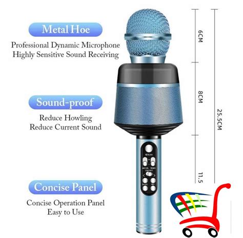 Bluetooth karaoke mikrofon - blutut mikrofon - Bluetooth karaoke ...