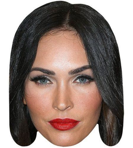 Megan Fox Lipstick Maske Aus Karton Celebrity Cutouts