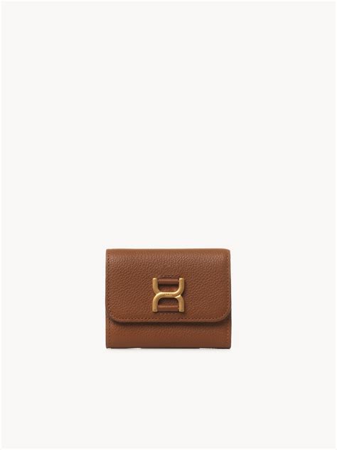 Chlo Small Marcie Saddle Bag In Grained Leather Chlo Us