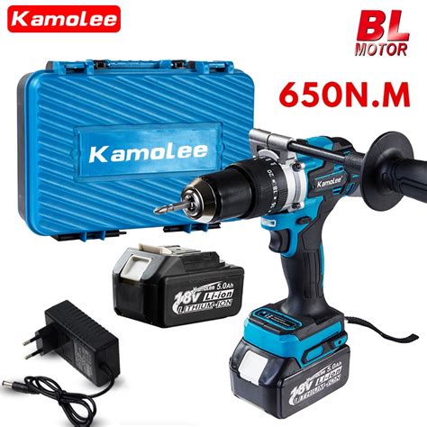 Jual Kamolee 650N M Torsi Tinggi 2450Rpm Obeng Bor Listrik Tanpa Sikat