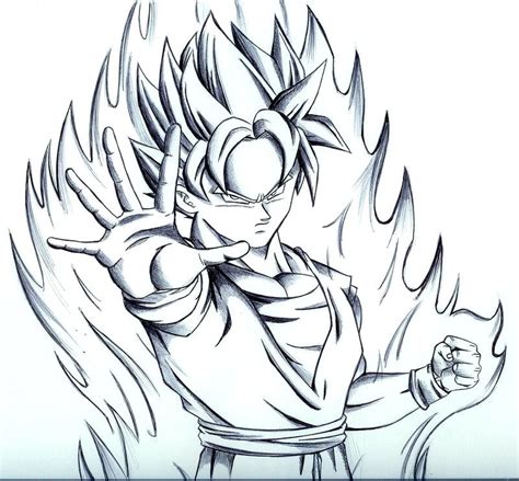 Black Fire Drawing Goku Drawing Ball Drawing Dragon Ball Art Goku Porn Sex Picture