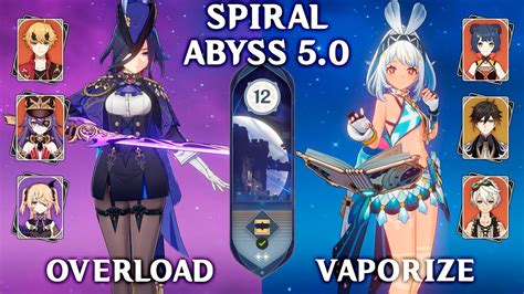 Clorinde Overload Mualani Vaporize Spiral Abyss Genshin Impact