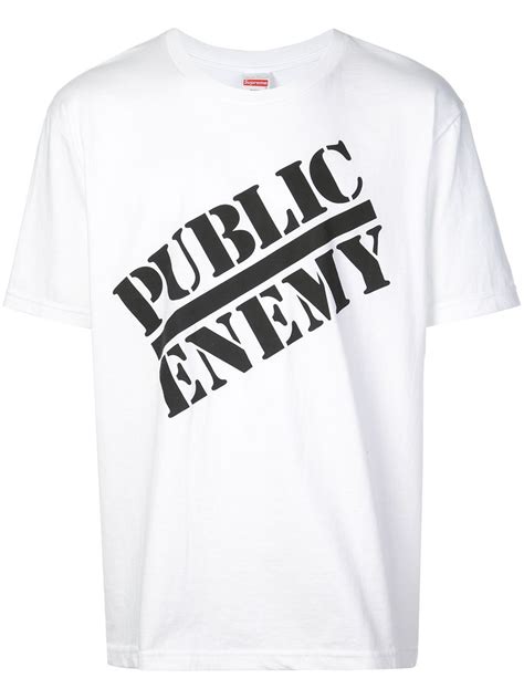 Public Enemy T Shirt White