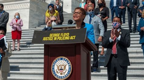 Rep Karen Bass Who Authored The George Floyd Justice In Policing Act