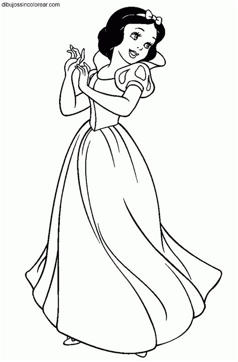 Dibujos De Blancanieves Princesa Disney Para Colorear