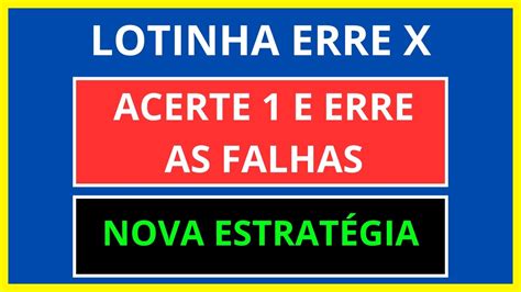 Lotinha Erre X Nova Estratégia YouTube