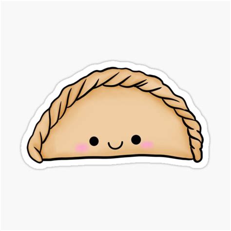 Cute Empanada Sticker For Sale By Jessico Bear Redbubble