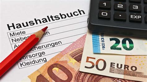 Geld sparen Tipp Haushaltsbuch führen wenn Geld knapp wird