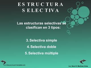 Estructura Selectiva Simple Ppt