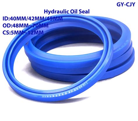 Id 40mm 42mm 45mm Un Uhs Uns Y Type Ring Polyurethane Pu Hydraulic Oil Seal Cylinder