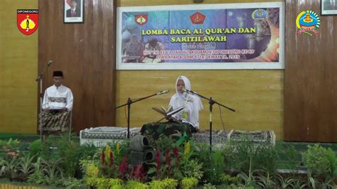 LOMBA BACA AL QURAN DAN SARI TILAWAH DALAM RANGKA KE 74 TNI YouTube