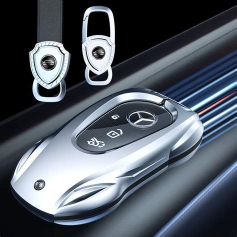 Amazon Zinc Alloy Metal Car Key Fob Case For Mercedes Benz Key