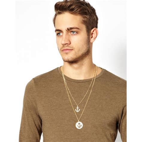 Mens Pendant Necklace Cross