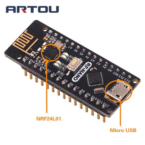 Rf Nano For Arduino Nano V30 Micro Usb Nano Board Atmega328p Qfn32 5v 16m Ch340 With Integrated