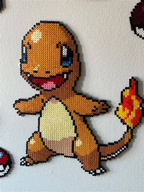 Pokemon Bead Pixel Art Pokemon Pokemon Charmander Pokemon Perler