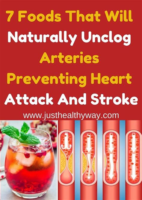 7 Foods That Will Naturally Unclog Arteries Preventing Heart Attack And