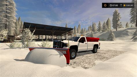 2016 GMC SIERRA 3500HD PLOW TRUCK V1 FS17 Farming Simulator 17 Mod