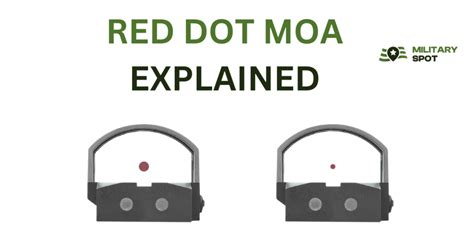 Red Dot Moa Explained Military Spot