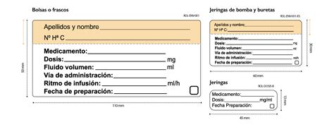 Etiquetas Identificativas De Medicamentos Tacklen Medical Technology