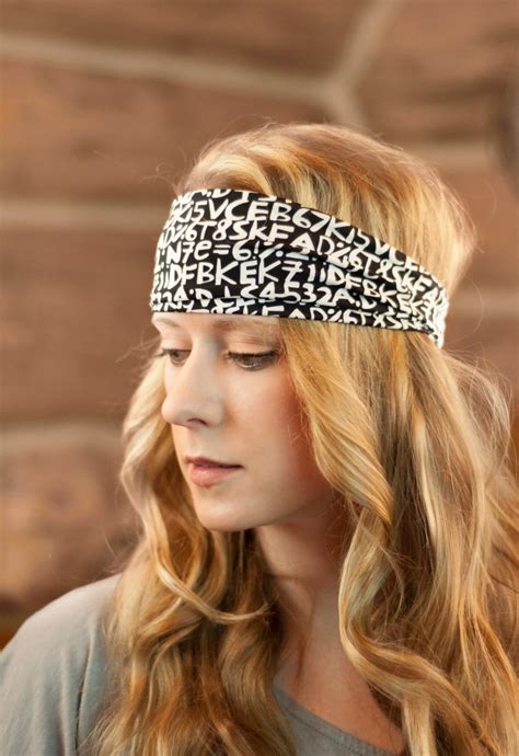 Wide Black Headband Adult Headband Womens Head Band Stretch