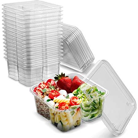 Amazon Komax Biokips Foodsaver Set Square Lunch Box Containers