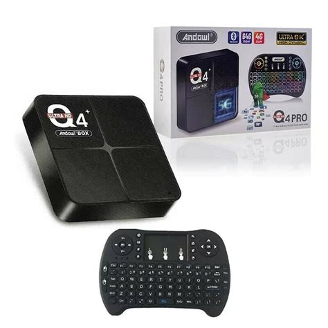 Andowl Tv Box Q Pro Mini K Uhd Wifi Usb Gb Ram Gb