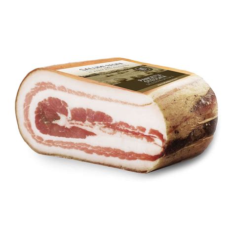 Pancetta Steccata Legno Trancio Salumi Pasini