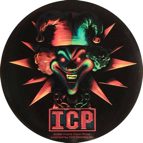 Insane Clown Posse Star Jester Sticker Insane Clown Posse Insane