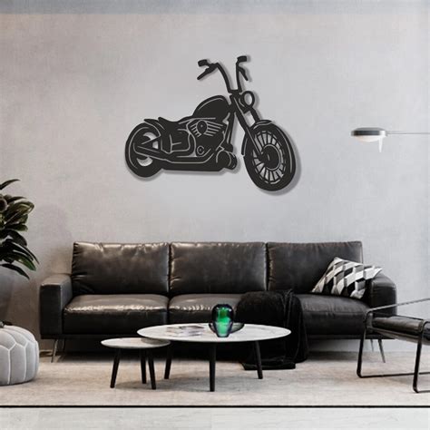 Motorcycle Metal Wall Art Metal Wall Decor Interior - Etsy