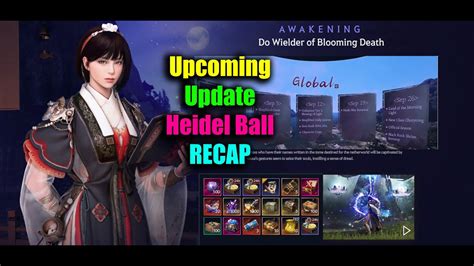 Black Desert Mobile Global Upcoming Update Heidel Ball Recap Youtube