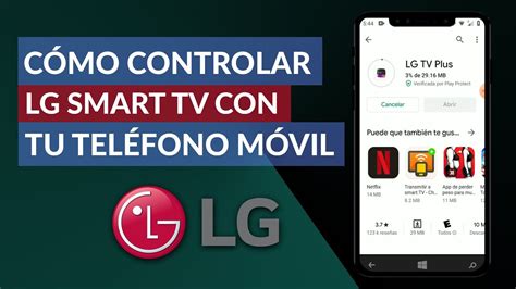 Cómo Controlar Tu Lg Smart Tv Con Tu Teléfono Celular Youtube