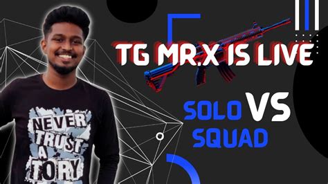 Bgmi Solo Vs Squad Live Solo Vs Squad Tamil Live Bgmi Live