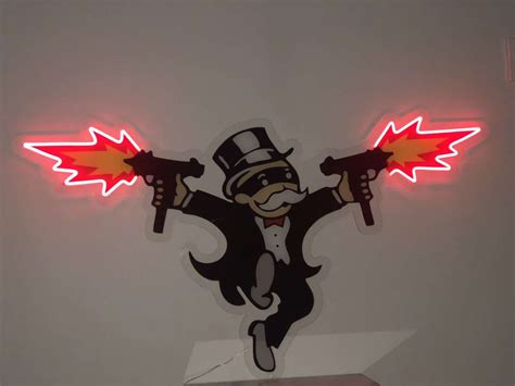 Monopoly Man With Guns