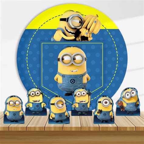 Painel Redondo E Displays Minions 1 Elo7 Produtos Especiais