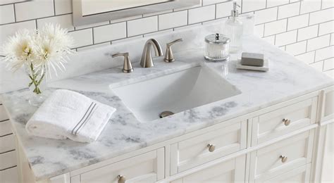 White Marble Bathroom Sink – Rispa