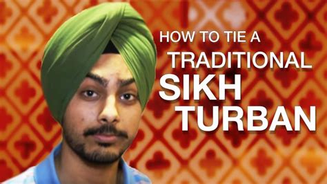 The Right Way To Tie A Conventional Sikh Turban - SimplyHindu