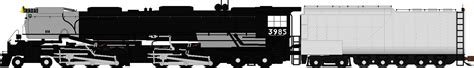 Union Pacific 3985 With A New Replica Tender By Williamsamazingartx On