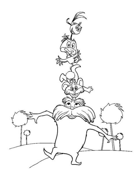 Printable Lorax Coloring Pages