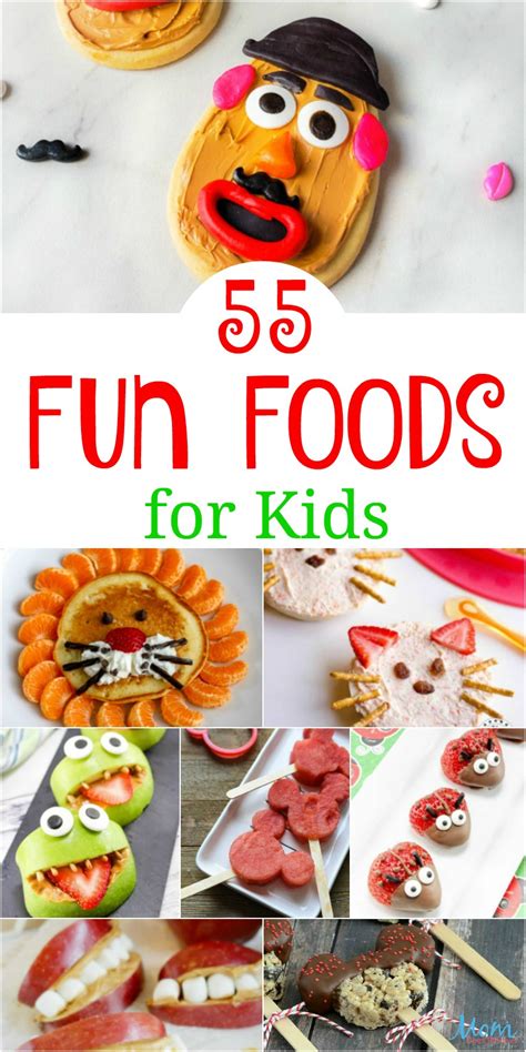 55 Fun Foods For Kids Guaranteed To Bring A Smile Fun Kids Food Fun