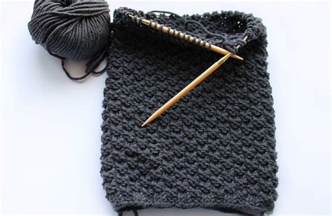 Loop Schal Stricken Einfache DIY Anleitung