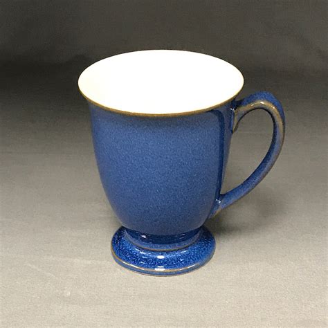 Denby - Imperial Blue - Footed Mug - Echo's China