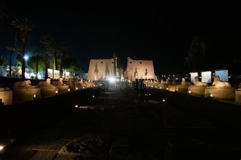 Luxor Tempel In Egipt Stock Image Image Of Luxor Metropolis 269059287