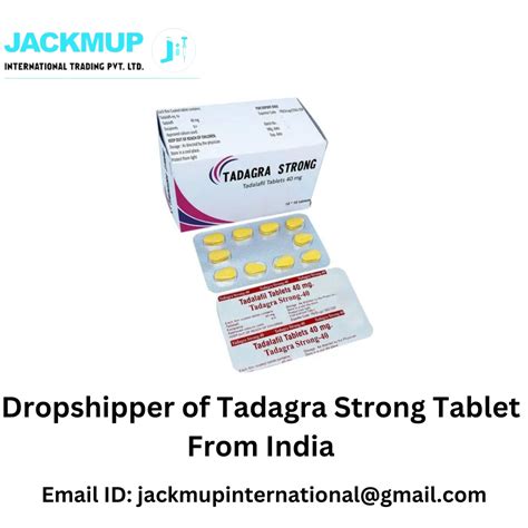 Tadagra Strong Tadalafil Tablets At Rs Stripe Cenforce In