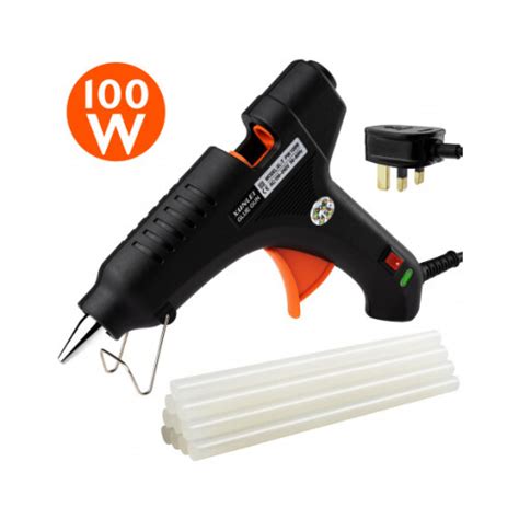 Hot Melt Glue Gun 100w Art Craft With 11x200mm Glue Sticks Adhesive On OnBuy