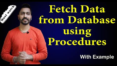 How To Fetch Data From Database Using Procedures PL SQL Procedure