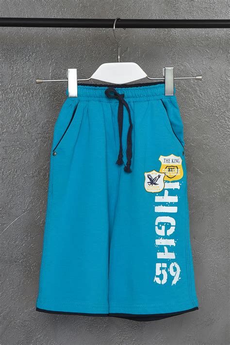 Бриджи детские для мальчика бирюзового цвета BONA 110 см (161137) от ...