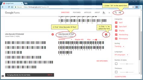 Creating Code 39 Barcode In a PDF Form