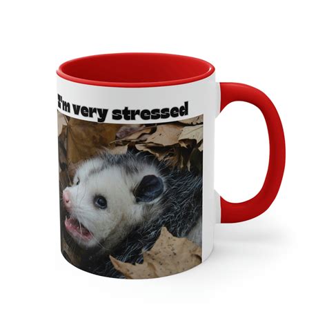 Stress Opossum Possum Mug Possum T Opossum Mug Funny Mug Accent