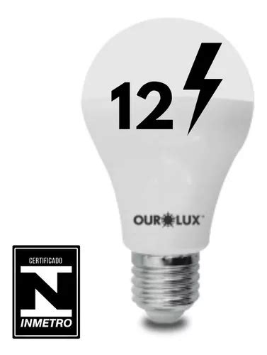 Kit 12 Lâmpada De Led 12w Superled Bulbo Soquete E27 Bivolt Cor Da Luz